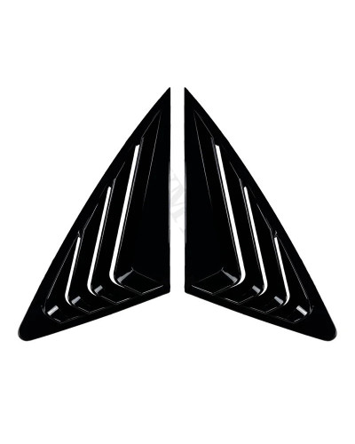 Rejillas de ventana trasera de coche, accesorios de decoración de alerón triangular para Audi Q3 Sportback 2020, 2021, 2022, 202