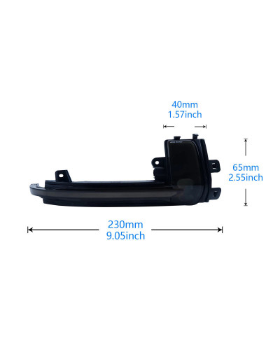 ANGRONG-Indicador de espejo retrovisor LED dinámico, luz de señal de giro ámbar para Audi A3, 8P, A4, B8, A5, Facelift