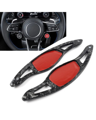 Extensión de palanca de cambios de volante de coche, accesorio para Audi R8, RS3, RS4, RS5, TT, RS, Q3, RS, Q8, 1 par