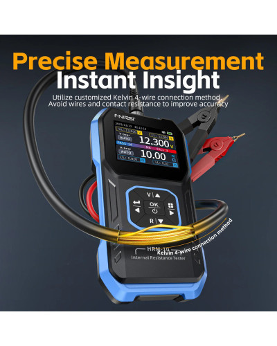 FNIRSI HRM-10 Battery Voltage Internal Resistance Tester 18650 High-pr