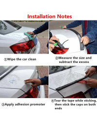 Alerón de Reacondicionamiento para coche, accesorio de fibra de carbono para Audi, BMW, Toyota, Honda, KIA, Hyundai, Opel, Mazda