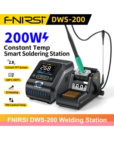 FNIRSI DWS-200 200W Rework Soldering Station C210/C245 Handle with Sol