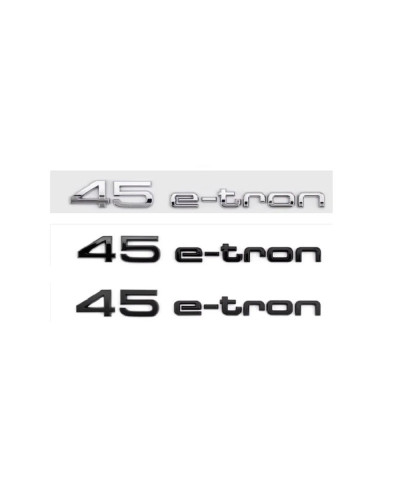 Emblemas de insignia de letras de maletero negro brillante para Audi Q2, Q2L, Q3, Q4, Q5, Q6, Q7, Q8, Q8L, 30, 35, 40, 45, 55, e