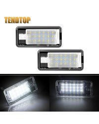 Luz LED para matrícula de coche, lámpara Canbus sin Error, 1 piezas, para Audi A3, A4, A6, A8, Q7, RS4, RS6