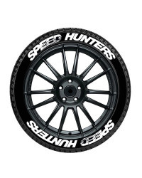 SPEED HUNTERS-pegatina para neumático de coche y motocicleta, pegatinas de letras modificadas, suministros interiores automotric