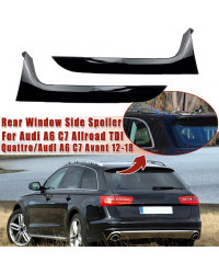 Alerón lateral para ventana trasera de coche, accesorio para Audi A6 C7 Avant 2012-2018, Audi A6 C7 Allroad TDI Quattro 2012-201