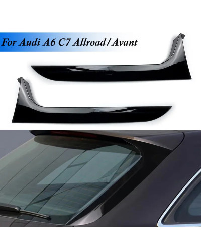 Alerón lateral para ventana trasera de coche, accesorio para Audi A6 C7 Avant 2012-2018, Audi A6 C7 Allroad TDI Quattro 2012-201