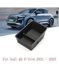 Reposabrazos de consola central de coche, caja de almacenamiento de puerta, administrador interno para Audi Q4 e-tron 2019-2022,