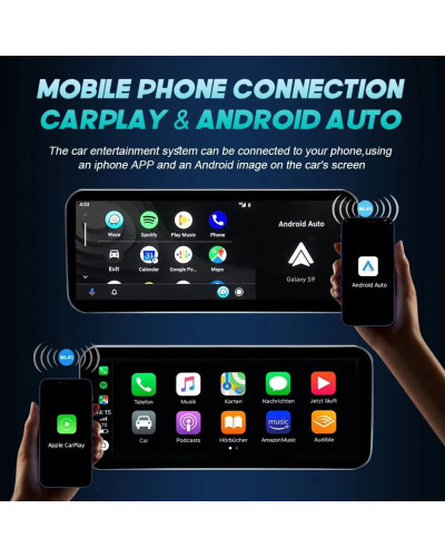 Reproductor Multimedia con GPS para coche, Radio estéreo con Android 14, CarPlay, MMI, 2G, 3G, DSP, para Audi A6, C6, 4f, Audi Q