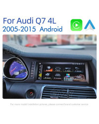 Reproductor Multimedia con GPS para coche, Radio estéreo con Android 14, CarPlay, MMI, 2G, 3G, DSP, para Audi A6, C6, 4f, Audi Q