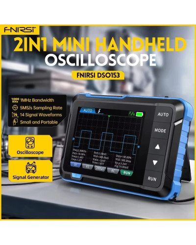 FNIRSI DSO153 Digital Mini Oscilloscope Signal Generator 2in1 1MHz Ban