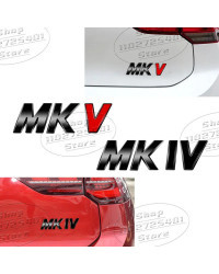 Decoración de Metal 3D para coche, emblema para guardabarros de maletero, calcomanía para Volkswagen Golf 3, 4, 5, Jetta, Passat