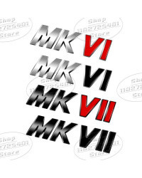 Decoración de Metal 3D para coche, emblema para guardabarros de maletero, calcomanía para Volkswagen Golf 3, 4, 5, Jetta, Passat