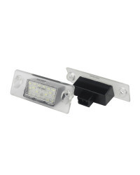 ANGRONG-Luz LED blanca para placa de matrícula de Audi A4 B5, 2 piezas, sin errores, 1995-2001