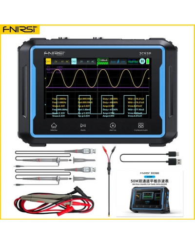 FNIRSI 2C53P Touch Screen Portable Digital Oscilloscope Multimeter Sig