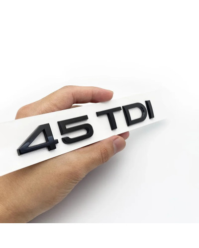 Letras ABS 3D 2.0TDI 2.5TDI 3.0TDI 35TDI 40TDI 45TDI 50TDI emblema para Audi A1 A3 A4 A5 A6 A7 A8 Q2 Q3 Q5 Q7 pegatina para male