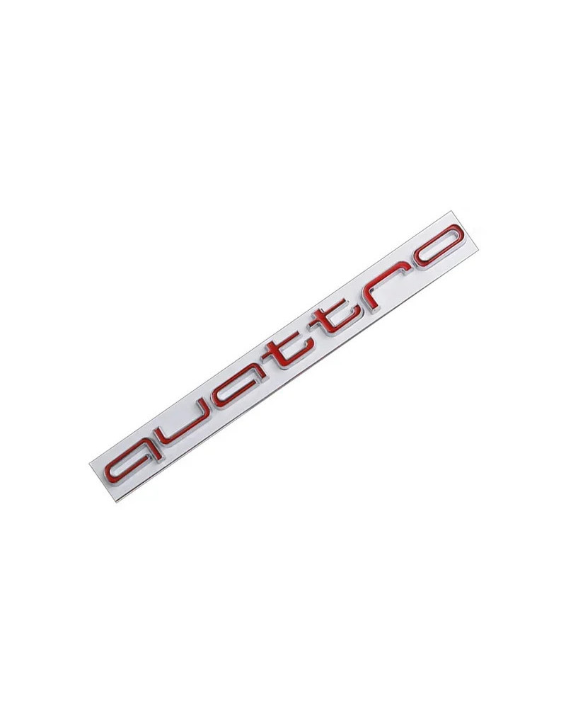 Pegatina de insignia de maletero de coche para Audi Quattro, A3, A5, A6, A4, A1, A2, B8, B4, B3, B6, B5, B2, B7, Q5, Q3, Q2, S3,