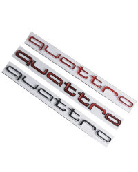 Pegatina de insignia de maletero de coche para Audi Quattro, A3, A5, A6, A4, A1, A2, B8, B4, B3, B6, B5, B2, B7, Q5, Q3, Q2, S3,