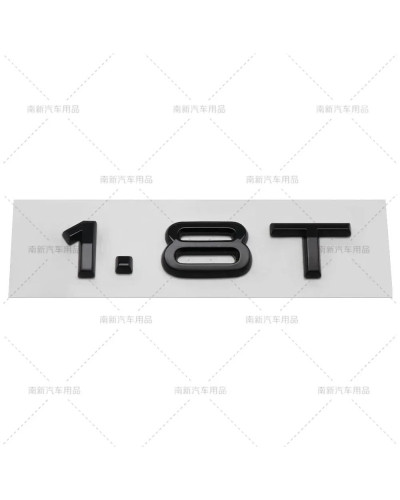 Letras ABS 3D 1,8 T 2,0 T 3,0 T, insignia de maletero trasero, emblema adhesivo, logotipo de coche para Audi A3, A4, A5, A6, A7,