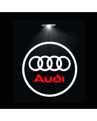 Lámpara de proyector Led para puerta de coche, luz de bienvenida para Audi Sline A1, A3, A4, A5, A6, A7, Q3, Q5, Q7, A8, SQ5, R8