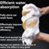 16*10*7.5 CM Car Wash Sponge Block Car Motorcycle Cleaning Supplies Large Size Honeycomb Sponge Brush Dusting Car Cleaning Tool