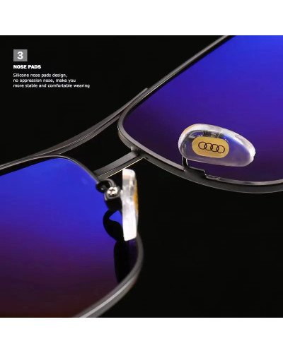 Audi-gafas de sol polarizadas de lujo para hombre, lentes de sol antideslumbrantes de alta gama, diseño de marca de lujo para A4