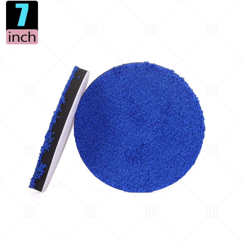 3/4/5/6/7 Inch Waxing Buffering Sponge Microfiber Polishing Pad Replaceable Buffing Disc For DA/RO Polisher Car Detailing