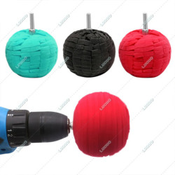 Car Detailing Cleaning Washing Auto Wheel Polishing Sponge Burnishing Ball Polishing Cone Car Hub Care Buffing Sponge