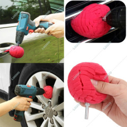 Car Detailing Cleaning Washing Auto Wheel Polishing Sponge Burnishing Ball Polishing Cone Car Hub Care Buffing Sponge