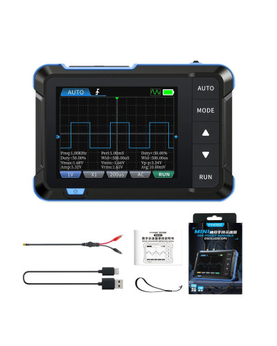 FNIRSI DSO153 Portable Digital Oscilloscope Signal Generator 2-IN-1 Ba