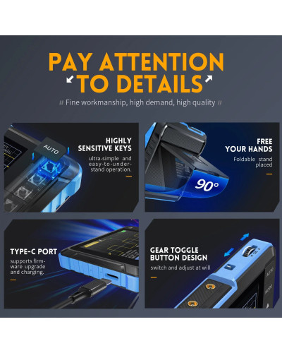 FNIRSI DSO153 Portable Digital Oscilloscope Signal Generator 2-IN-1 Ba