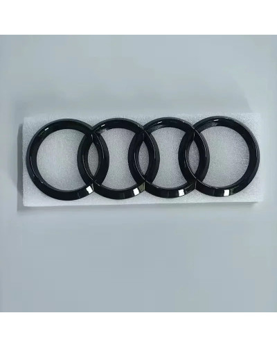 Insignia de rejilla delantera para coche, pegatina de compartimento de equipaje trasero, logotipo de 4 anillos, accesorios para 