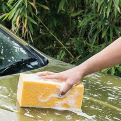 Washing Sponge Multifunctional High Water Absorption Reusable Rectangle Car Brush Tire Hub Waxing Pad For Window Моющая Губка