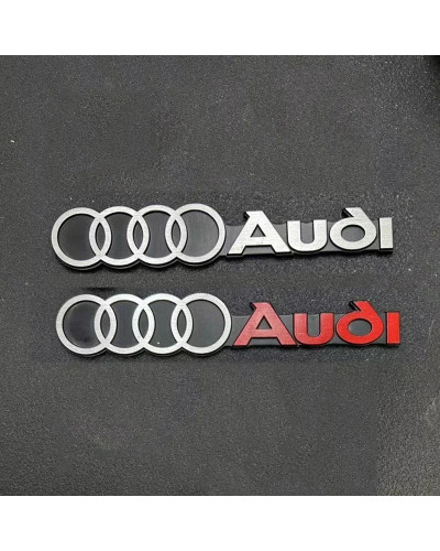 Pegatinas de emblema lateral de coche para Audi Sline, S3, S4, S5, S6, S7, A3, A5, SQ5, SQ7S8, A4L, A6L, A7, SQ3, insignia de ma