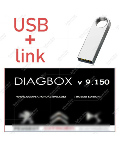 Newest 2024 Diagbox V9.150 with crack diagnostic software work with PP