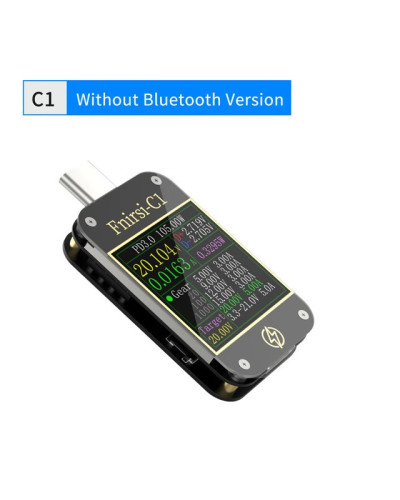 FNIRSI-C1 Type-C PD Trigger USB-C Voltmeter Ammeter Fast Charging Prot