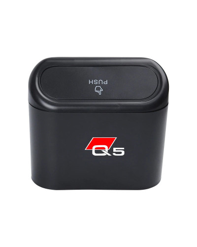 Cubo de basura colgante para coche, caja de basura de plástico a presión para Audi A1, A3, A4, A5, A6, A7, A8, Q2, Q3, Q5, Q7, Q