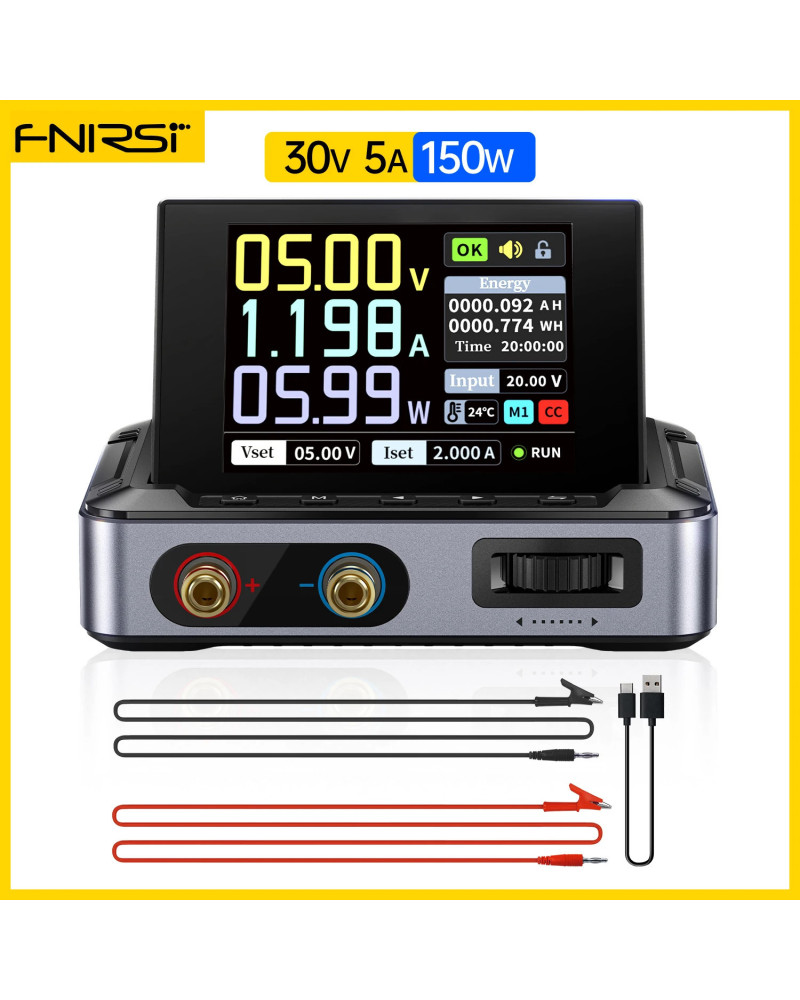 FNIRSI DPS-150 Programmable CNC DC Switching Power Supply 30V 5A Adjus