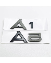 Pegatina para guardabarros de coche, accesorio de ABS 3D, color negro, S Line, A1, A2, A3, A4, A5, A6, A7, A8, emblema de logoti