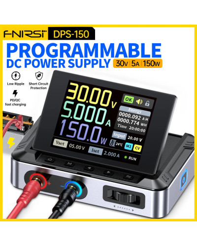 FNIRSI DPS-150 Programmable CNC DC Switching Power Supply 30V 5A Adjus