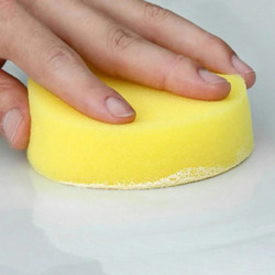 Round 1Pc/12Pcs Durable Car Easy Foaming Polishing Pad Easy to Apply Car Wipe Sponge Porous for Car