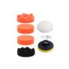 Car Polishing Sponge For Auto Headlight Restoration Kit With Buffing Pad Detailing Sanding Disc Waxing Sponge Set Drill Adapter