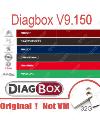 Newest 2024 Diagbox V9.150 with crack diagnostic software work with PP