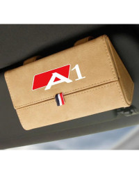 Soporte para gafas de coche, Clip de almacenamiento para Interior, accesorios de organización, gafas de sol para Audi A1