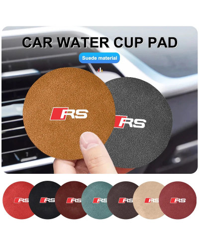 Posavasos impermeable para coche, accesorios para Audi RS5, RS6, RS7, S8, QS5, S3, S4, A1, A3, A4, A5, A6, A7, A8, Q2, Q3, Q5, Q