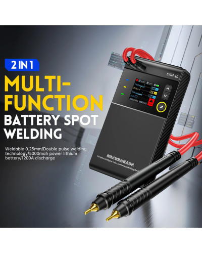 FNIRSI SWM-10 Portable Battery Spot Welder DIY Mini Welding Machine 18