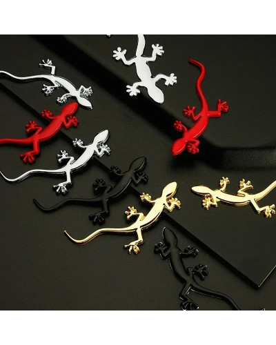 3D Metal Gecko lagarto...