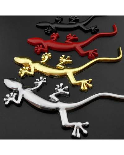 3D Metal Gecko lagarto maletero trasero cuerpo emblema insignia pegatina calcomanías para Audi Quattro A3 A4 A5 A6 Q3 Q5 Q7 acce