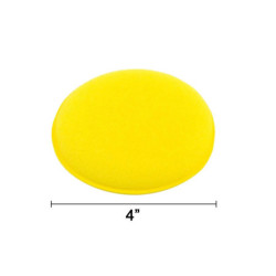 12/24 PCS 4Inch Car Ultra Soft Foam Detailing Wax Applicator Pad Round Foam Sponge Cleaning Tool With Free Wash Microfiber Towel