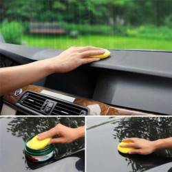 12/24 PCS 4Inch Car Ultra Soft Foam Detailing Wax Applicator Pad Round Foam Sponge Cleaning Tool With Free Wash Microfiber Towel